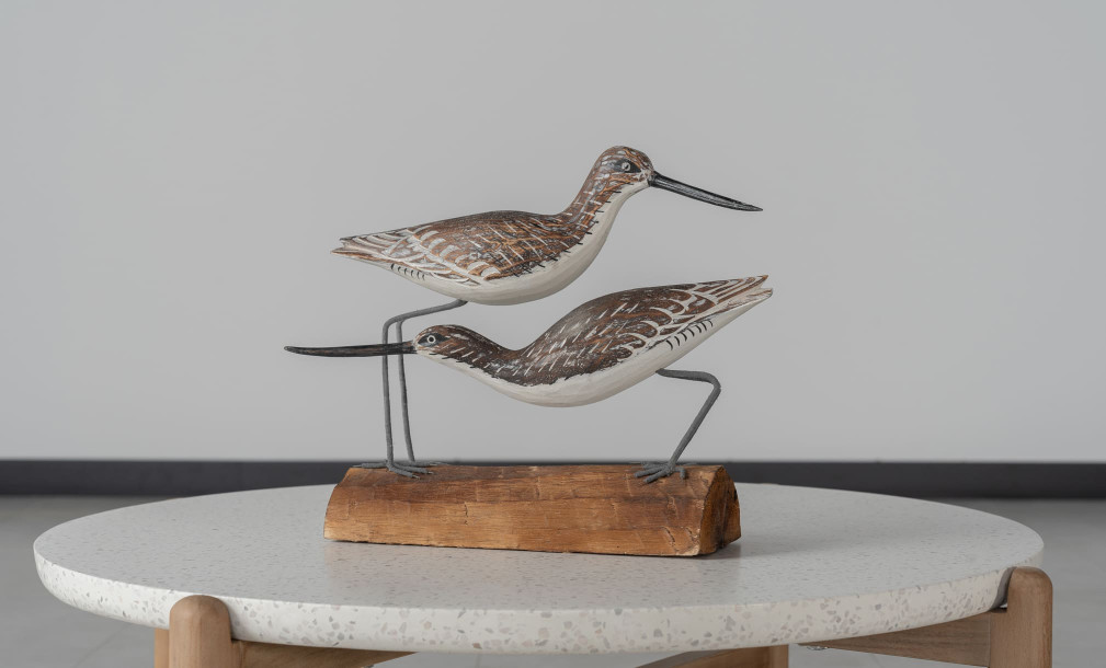 Wooden Decoration Bird On Stand