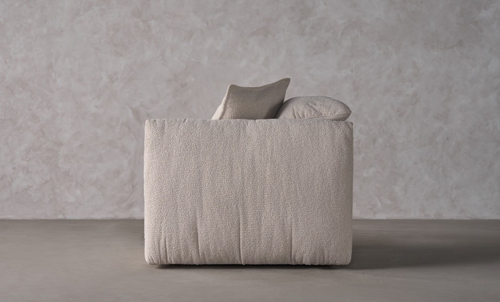 Nuvola Right Arm Sofa Section (Fabric: FIORD PLAIN col.102 (Cat. 3))