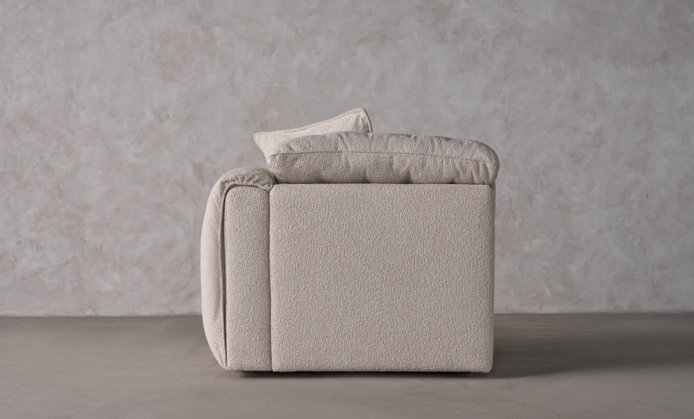 Nuvola Right Arm Sofa Section (Fabric: FIORD PLAIN col.102 (Cat. 3))