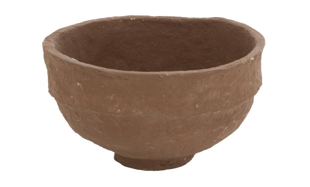 Bowl Paper Mache Brown (37x37x17cm)