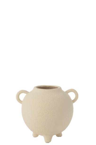 Vase Laure Beige (19x16x16,5cm)