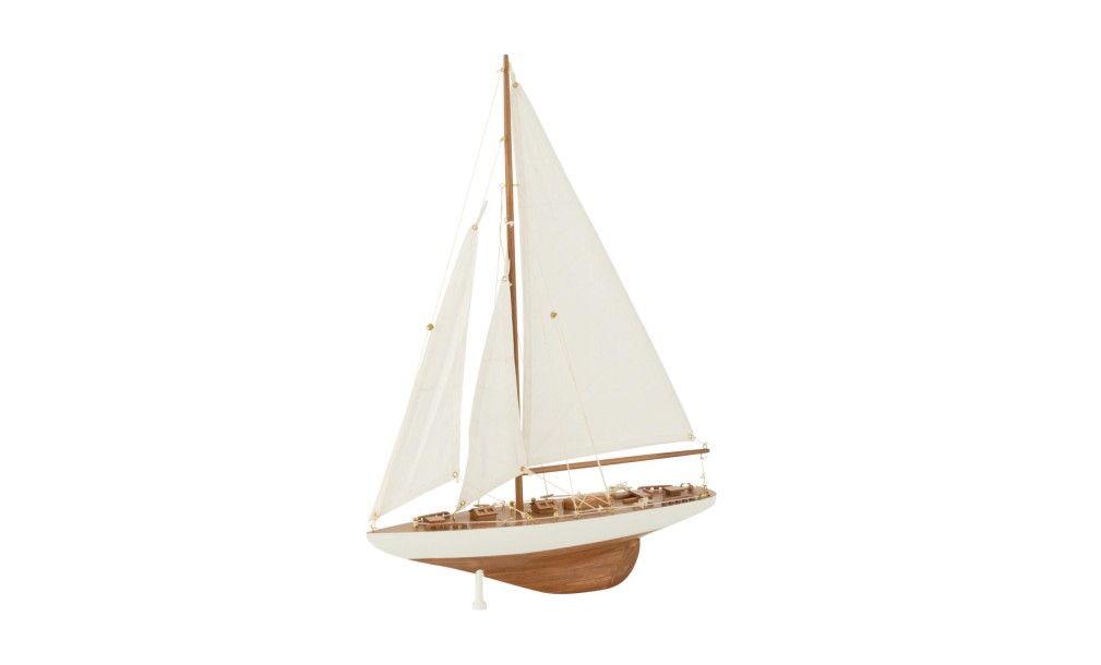 Sailboat Paulownia (42x9x59cm)