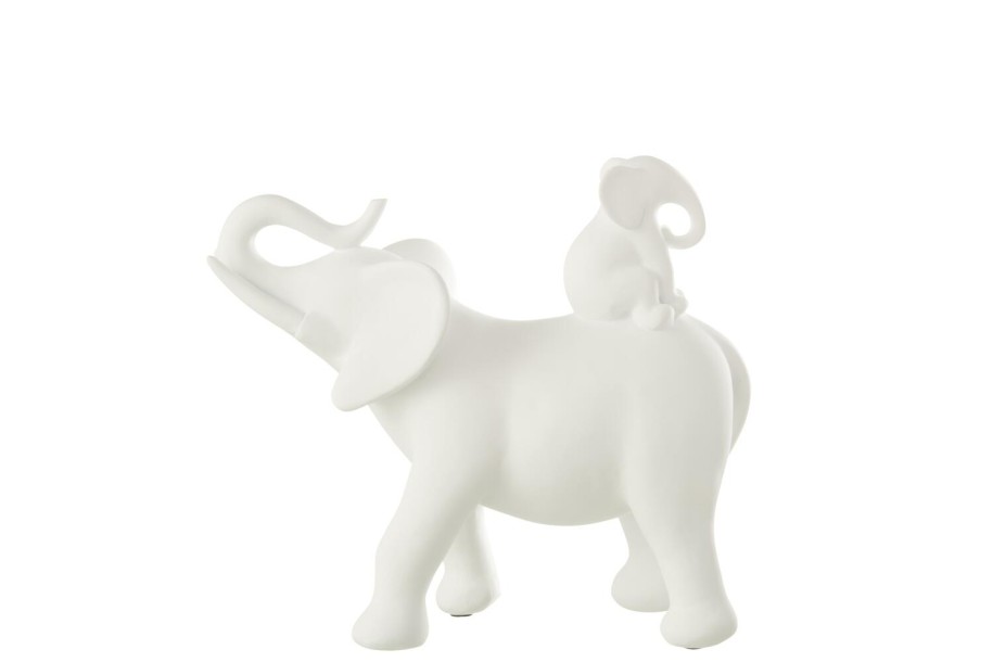 Elephant Carrying Baby (26,5x11x23,5cm)