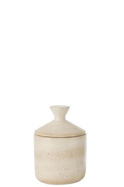 Jar Olina Cream (11x11x16cm)