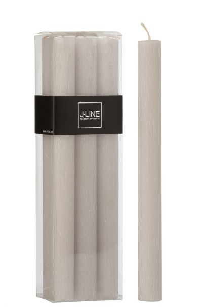 Candle Light Grey 9H, set of 6
