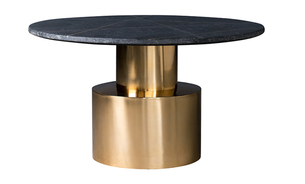 Dark Cork Marble Top Coffee Table