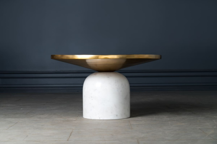 Smith Marble Base Coffee Table L