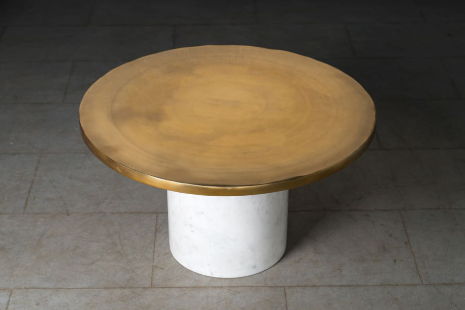 Smith Marble Base Coffee Table L