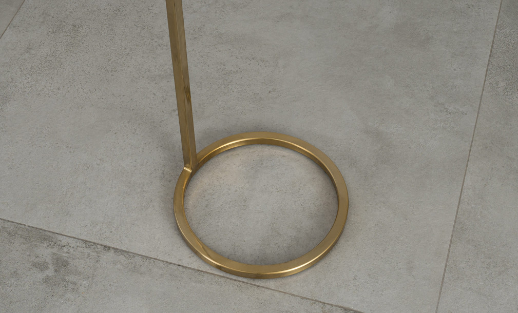Soho Marble Top Side Table High 