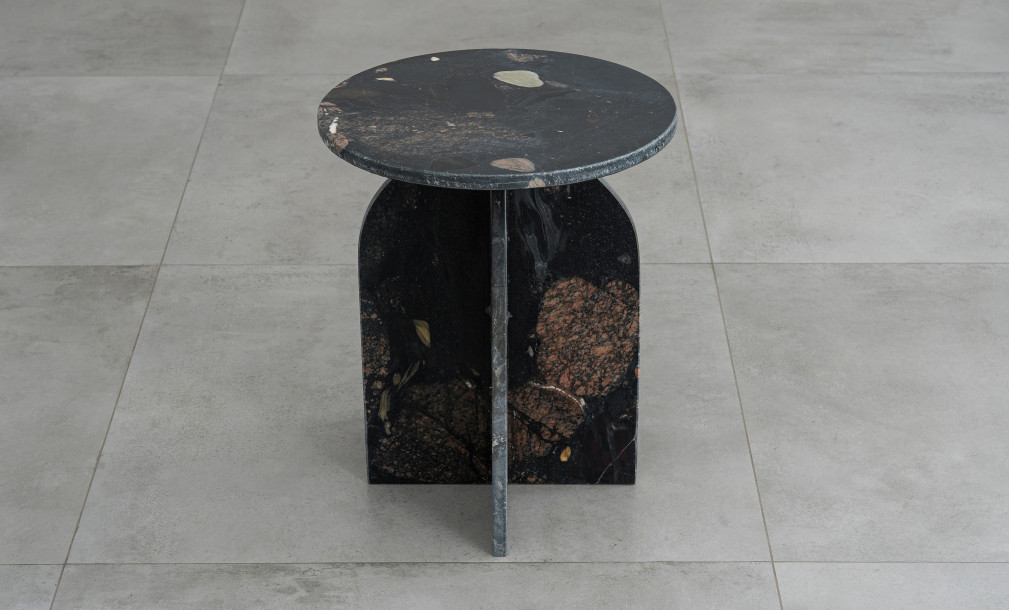 Portal Marble Side Table