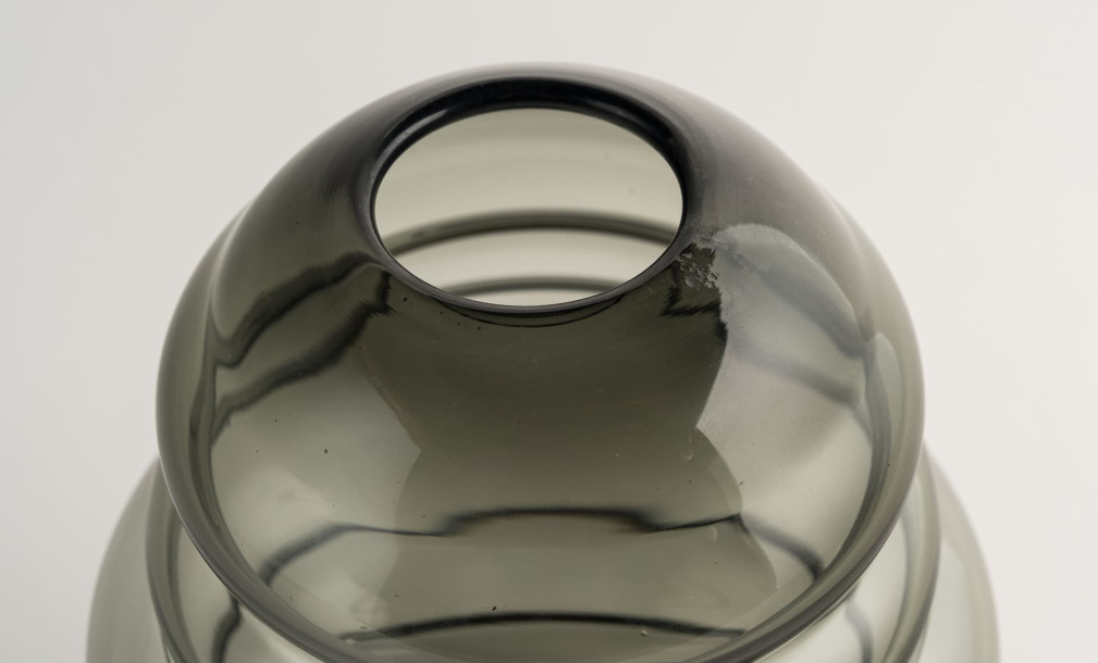 Schorl green Vase H27 cm