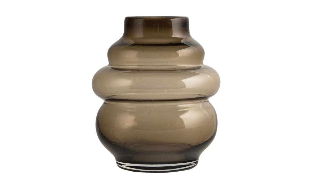 Schorl brown Vase H20 cm