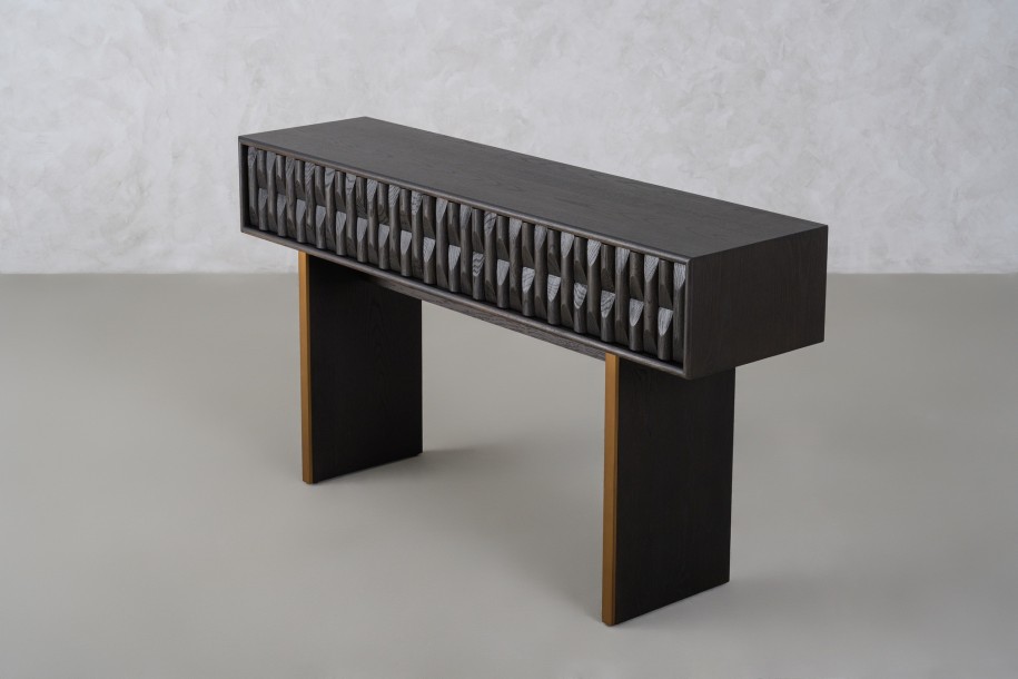 Luxe Console 2 Drawer 153х38х82 cm
