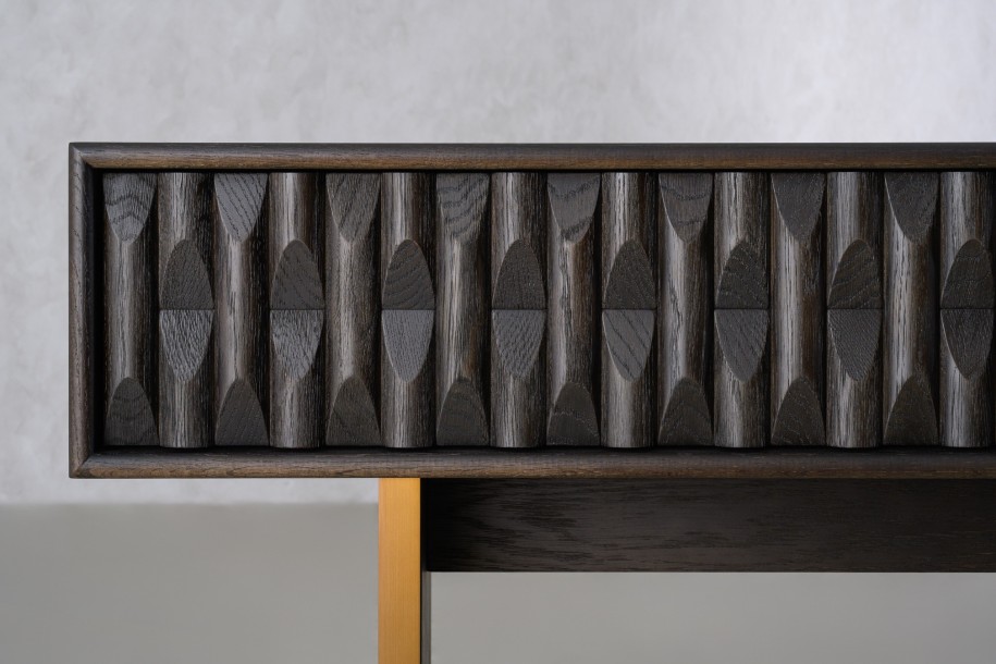 Luxe Console 2 Drawer 153х38х82 cm