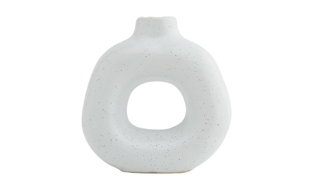 White Donat Candleholder