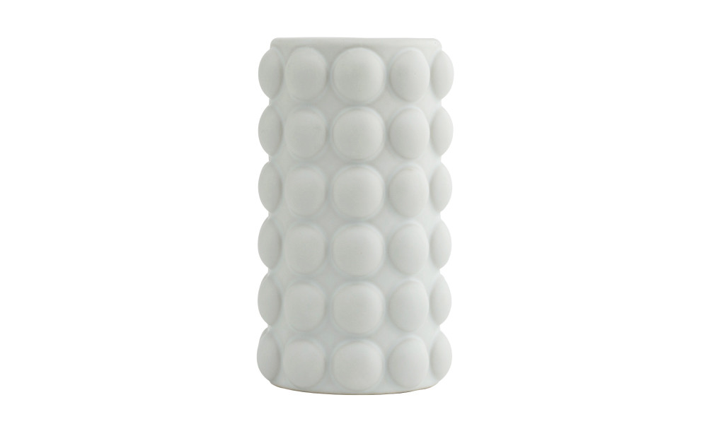 White Pulp Vase H18 cm