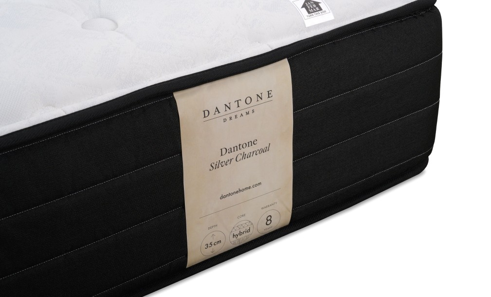 SIMM BR Silver Charcoal Coast Plush 180x200 Mattress