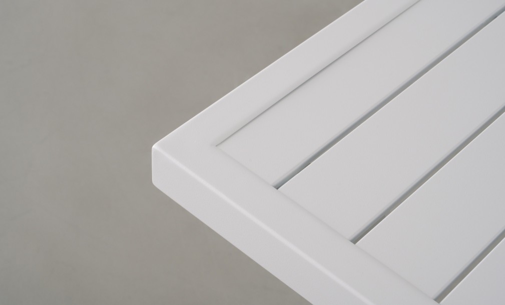 Daffodil Square Bistro Table White 60 cm