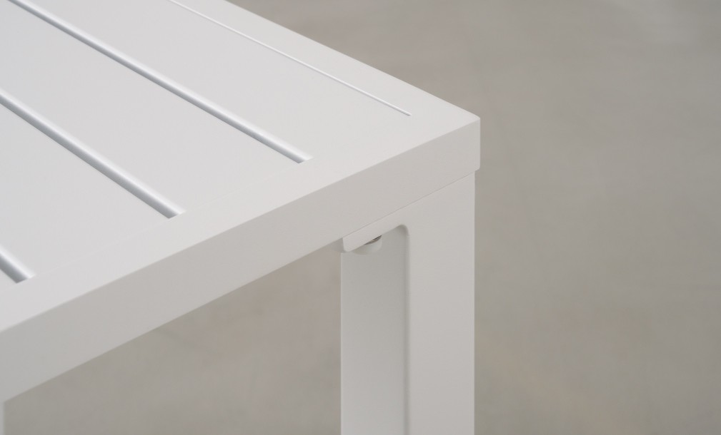 C-Shape Table White