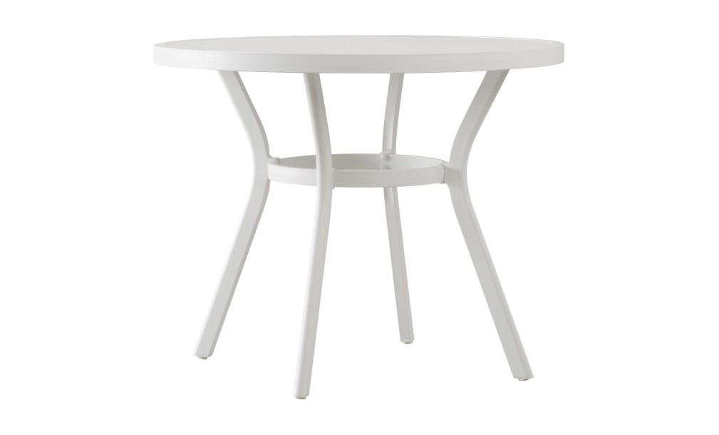 Passeri Round Bistro Table White 90 cm