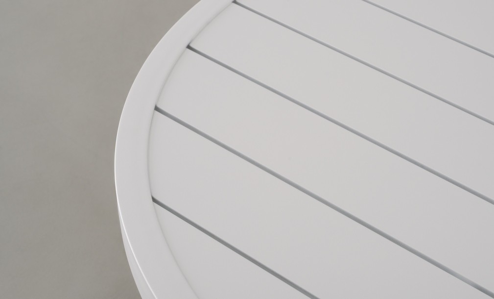Passeri Round Bistro Table White 90 cm