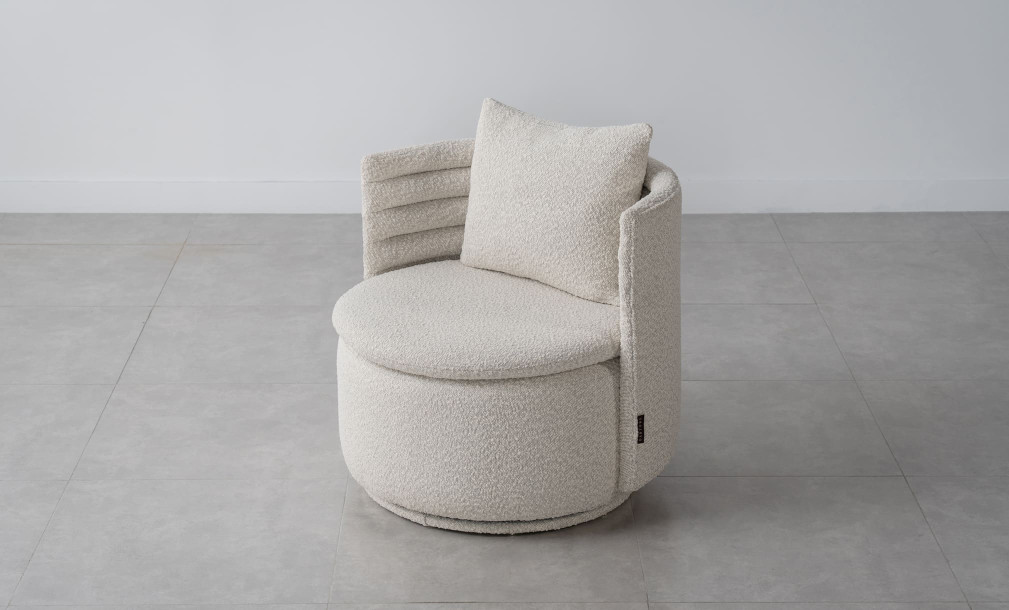 Cole Swivel Armchair (A3083 Fabric)