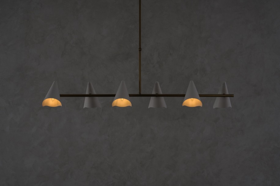 Clementia Pendant Lamp L137xW36,5xH24 white