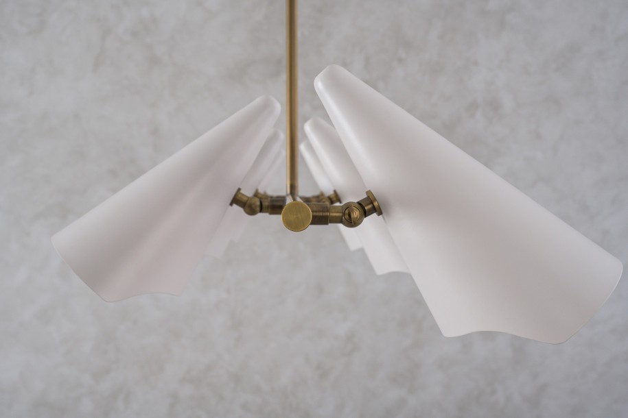 Clementia Pendant Lamp L137xW36,5xH24 white