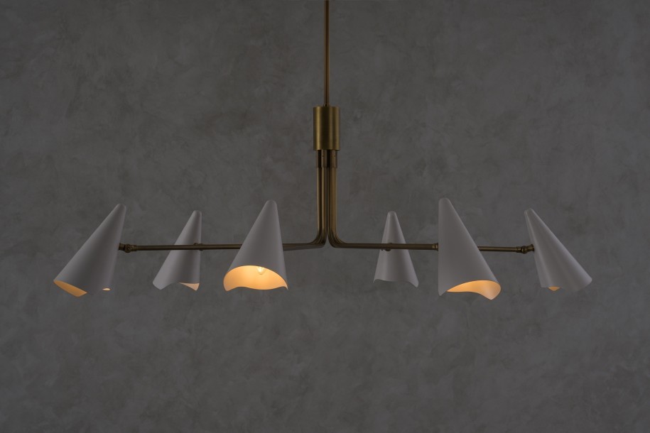 Clementia Chandelier D137xH69 white