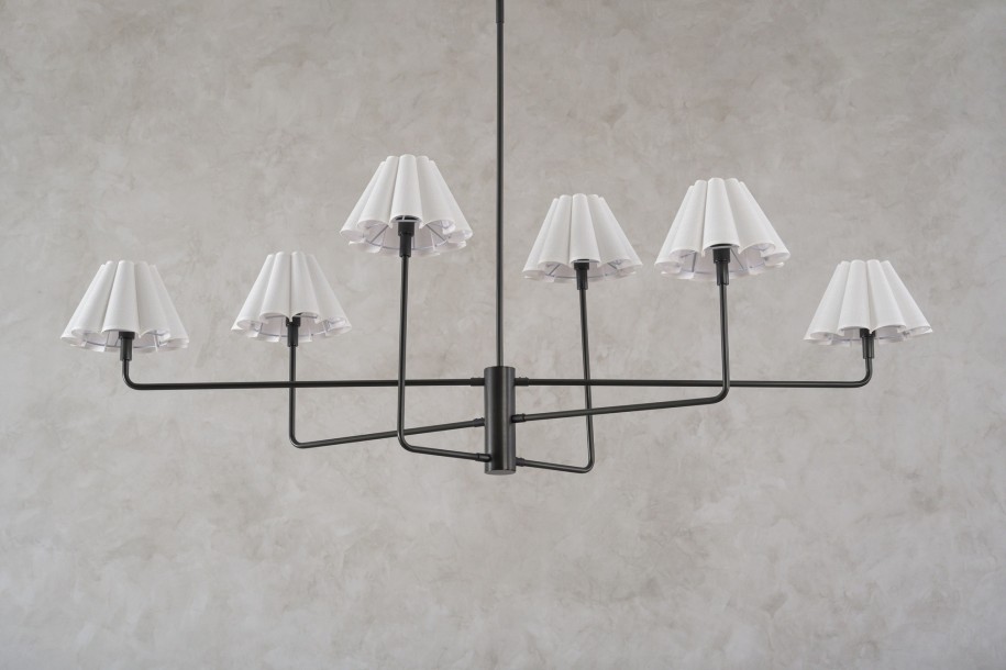 Amani Chandelier L166xW26 bronze