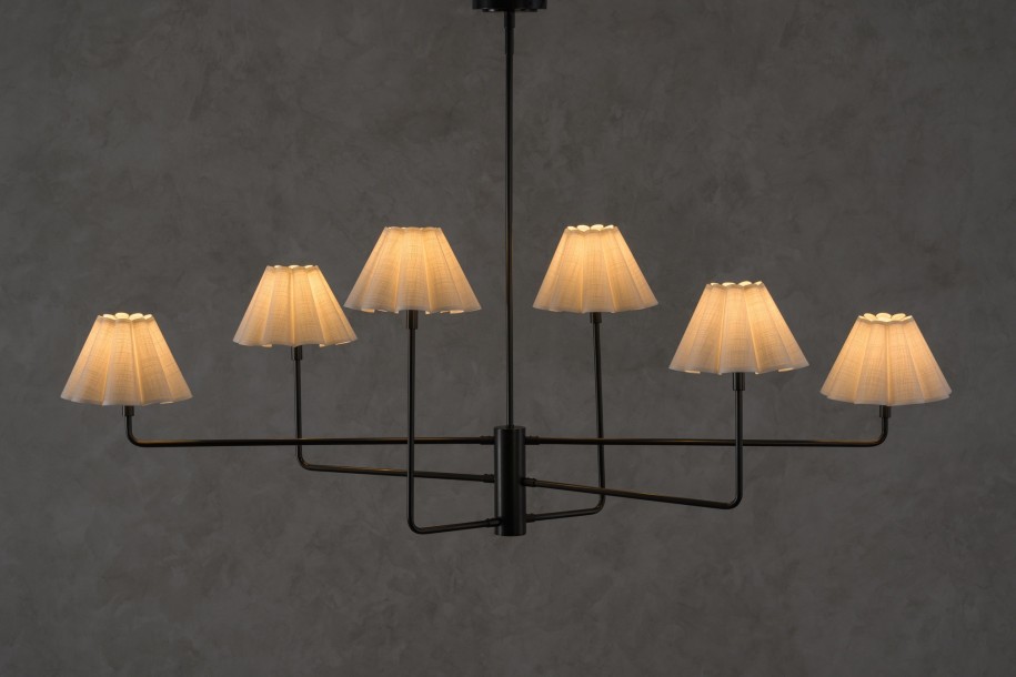 Amani Chandelier L166xW26 bronze