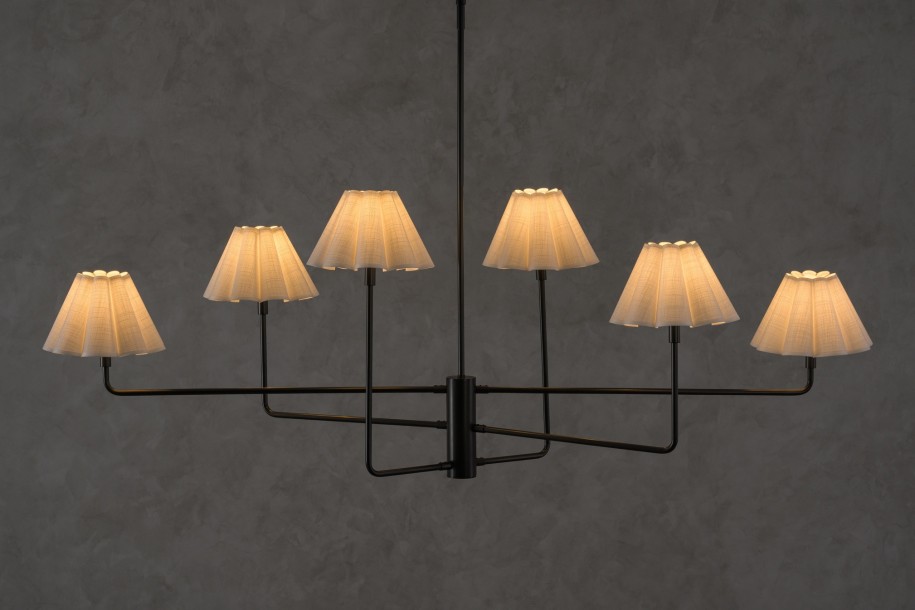 Amani Chandelier L166xW26 bronze