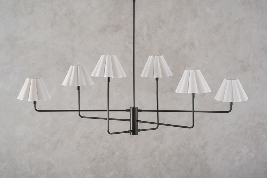 Amani Chandelier L166xW26 bronze