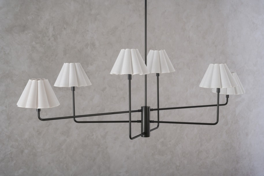 Amani Chandelier L166xW26 bronze