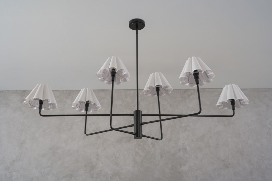 Amani Chandelier L166xW26 bronze
