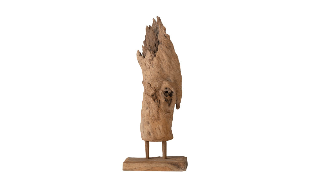 Teak Wooden Sculpture On Stand
