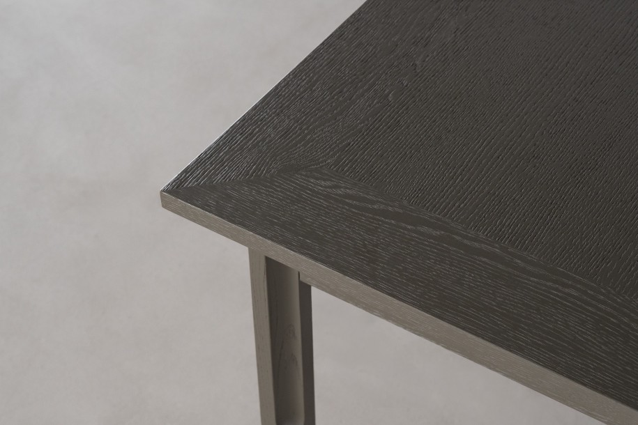 City Folding Dining Table (Color: Oak gray (veneer))