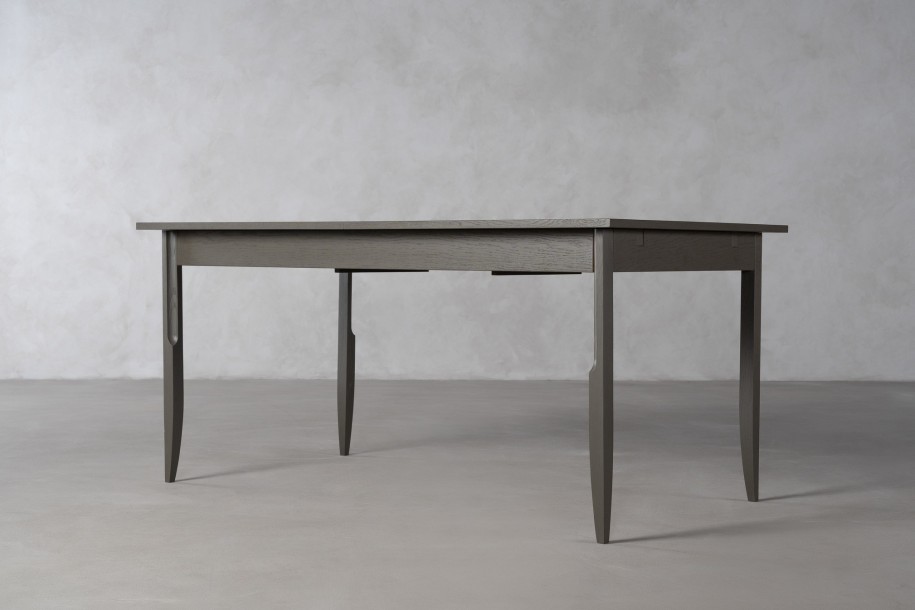 City Folding Dining Table (Color: Oak gray (veneer))