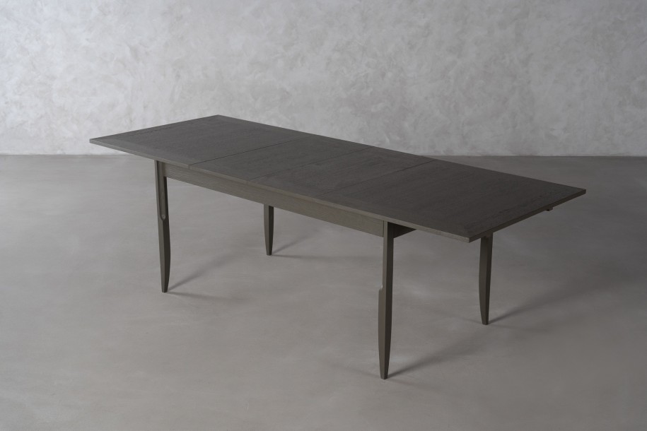 City Folding Dining Table (Color: Oak gray (veneer))