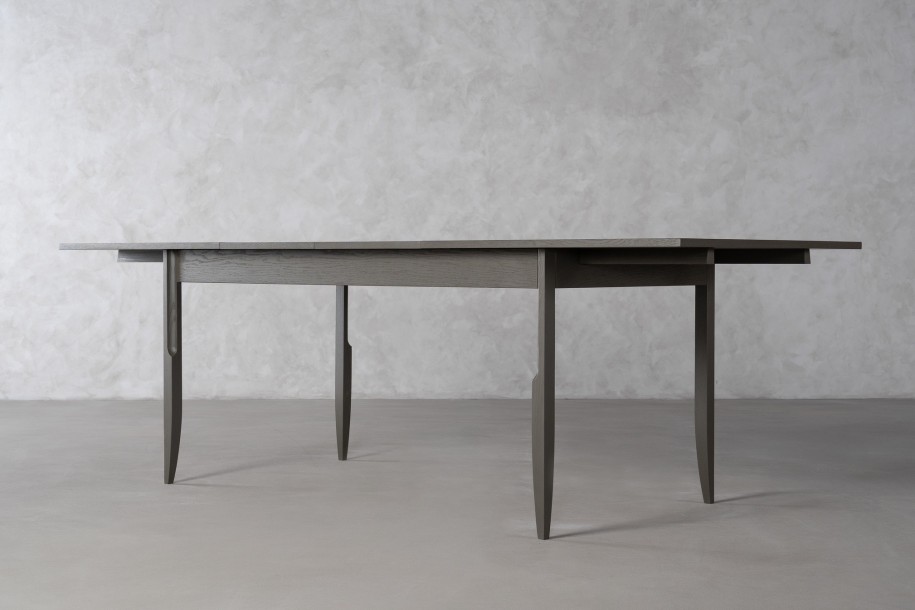 City Folding Dining Table (Color: Oak gray (veneer))