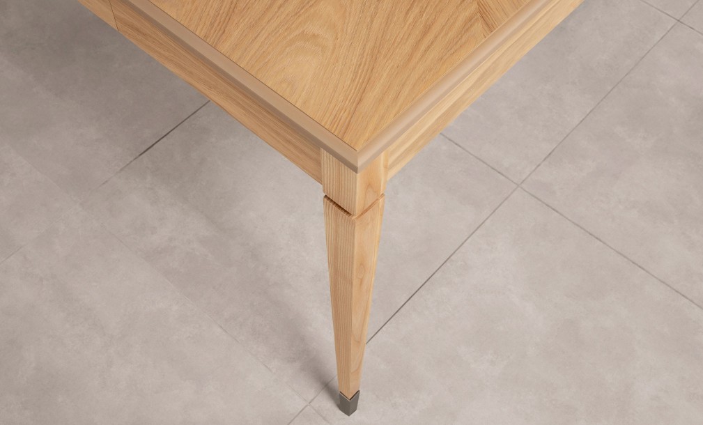 Phoenix Rectangular Folding Dining Table (Color: Oak light (veneer))