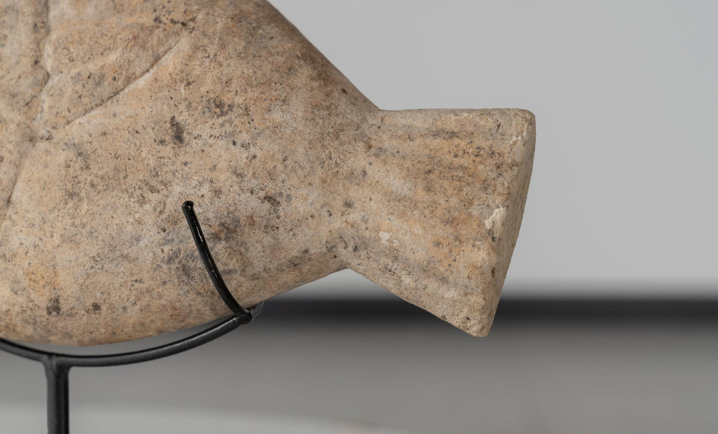 Stone Fish Statue Decoration Set Of 3