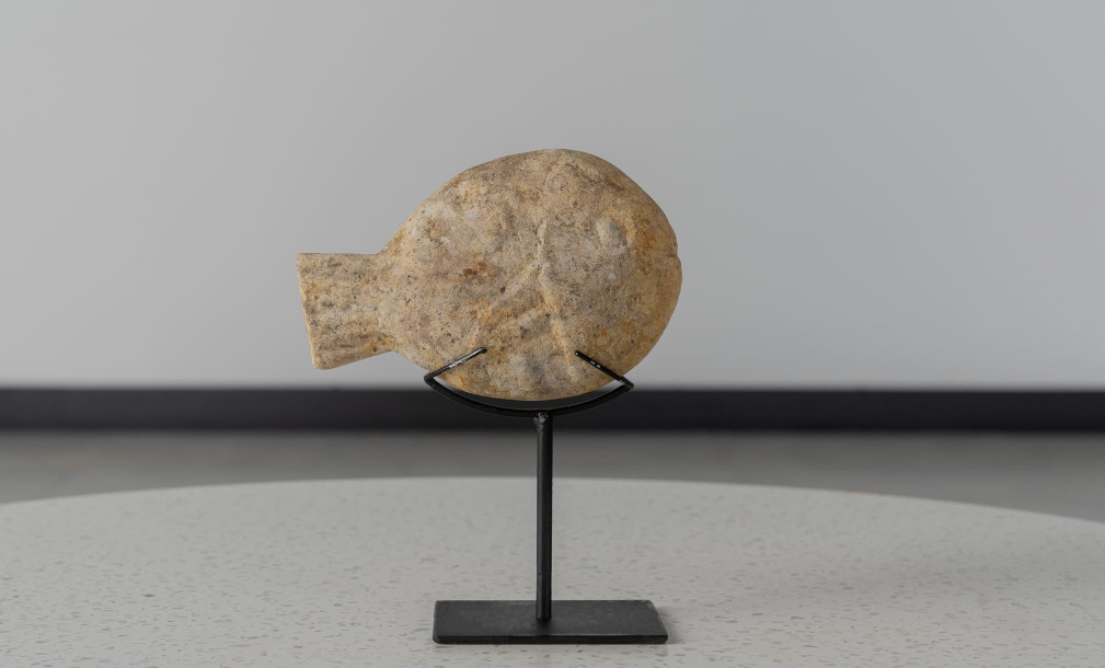 Stone Fish Statue Decoration Set Of 3