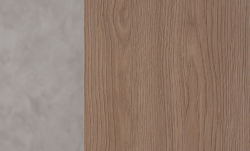 Chess Bookshelf 1-Facades and Back Wall (Color: Sand Oak (Egger))