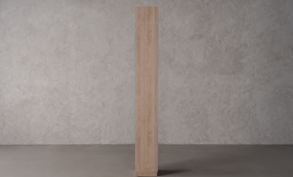 Chess Bookshelf 1-Facades and Back Wall (Color: Sand Oak (Egger))