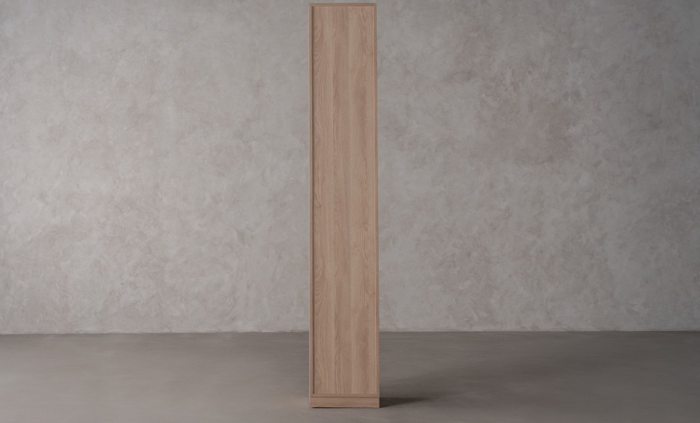 Chess Bookshelf 1-Facades and Back Wall (Color: Sand Oak (Egger))