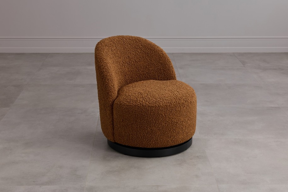 Aura Swivel Armchair (TEDDY 33)