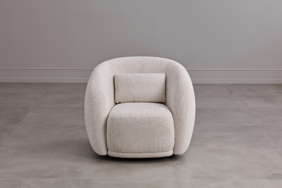 Sphere Swivel Armchair (EYELASH 103)