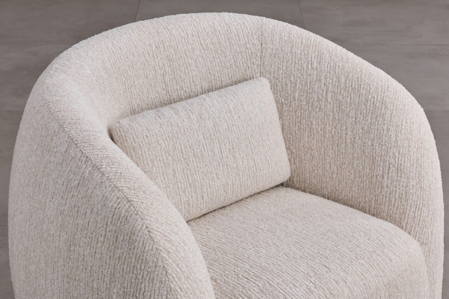 Sphere Swivel Armchair (EYELASH 103)