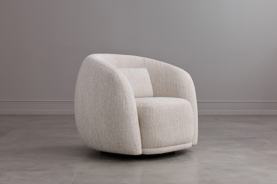 Sphere Swivel Armchair (EYELASH 103)